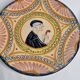 Pair of decorative plates Henriot Quimper, Soulac design, 1973, 18 cm