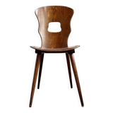 Baumann chair model "Gentiane" in dark wood