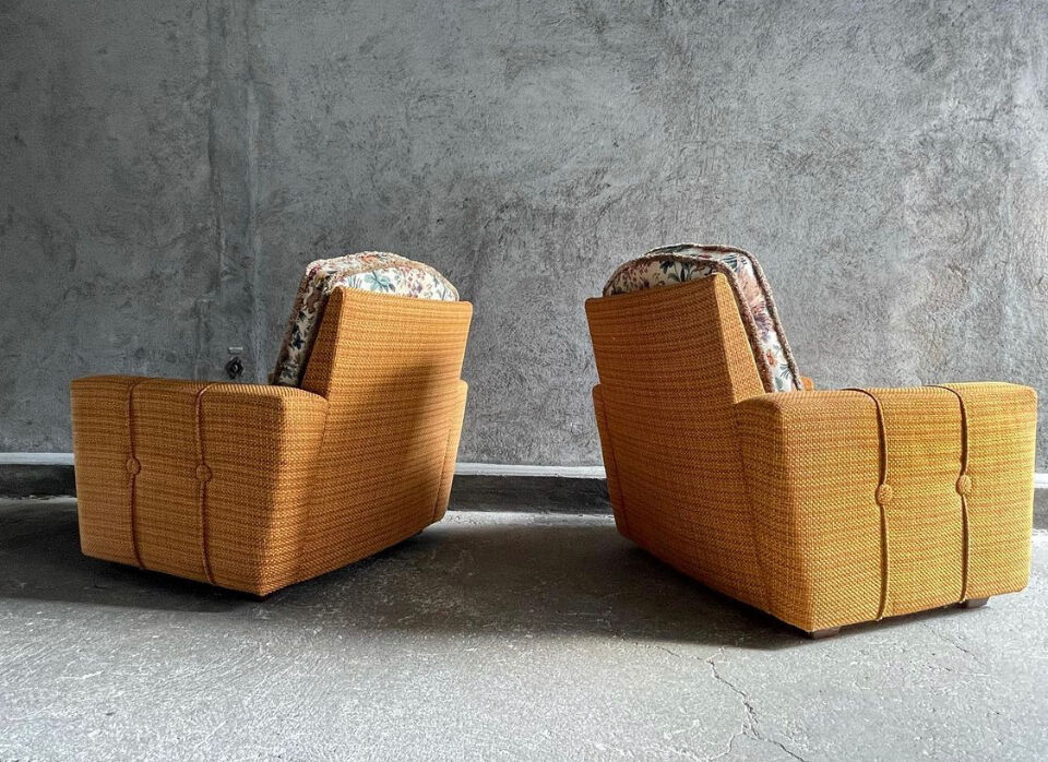 Pair of vintage armchairs