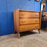 Vintage Scandinavian style chest of drawers. 60s