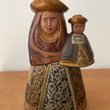 Mother and Child Sculpture from Aruba