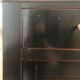 Ancien buffet en bois, marbre blanc