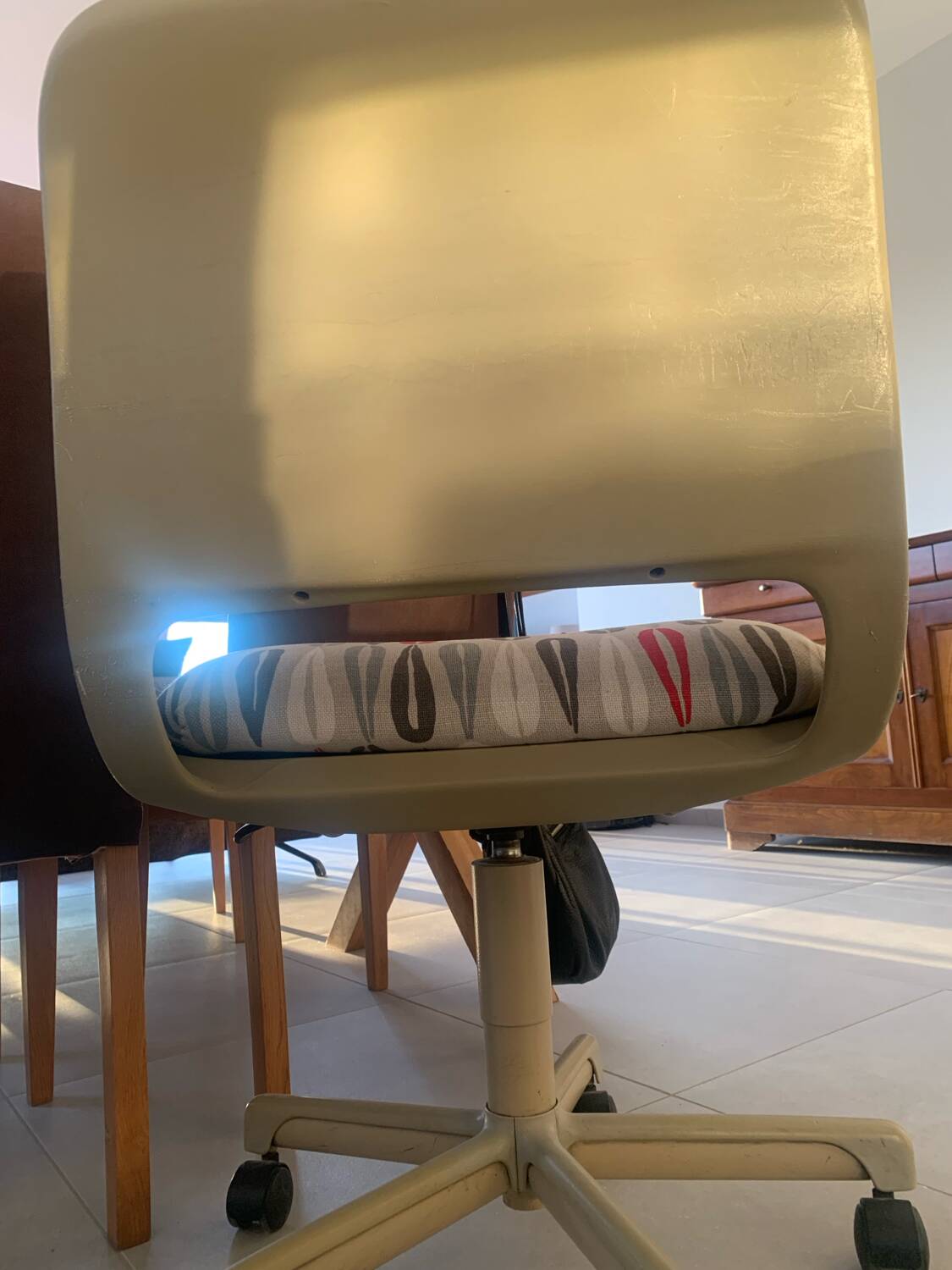 Vintage styrofoam office chair