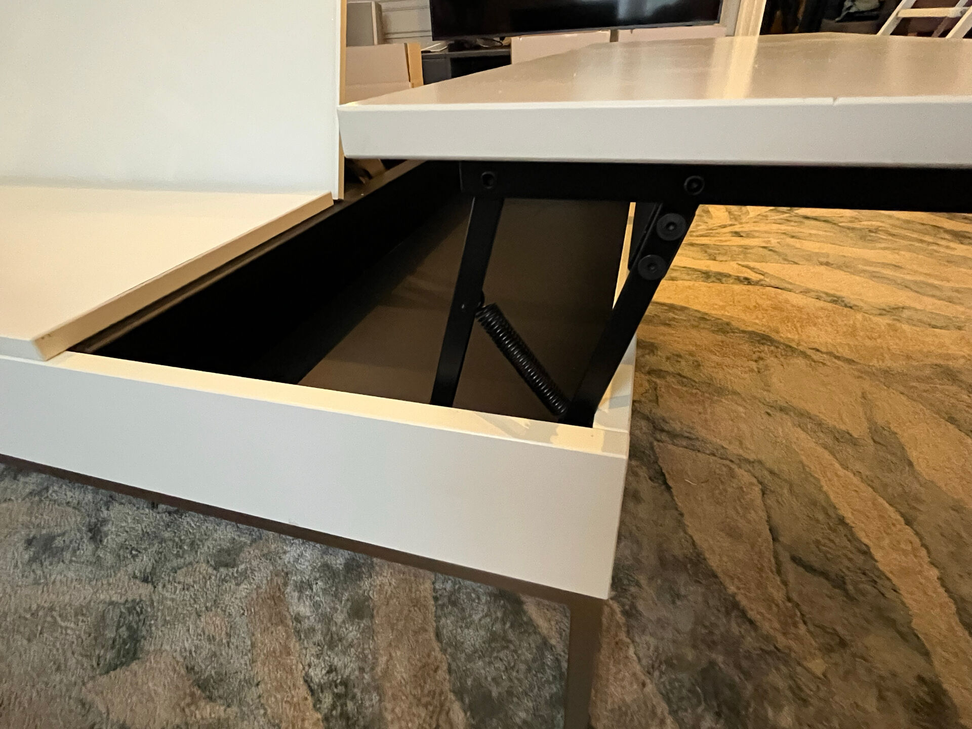 White Chiva coffee table from Bo Concept