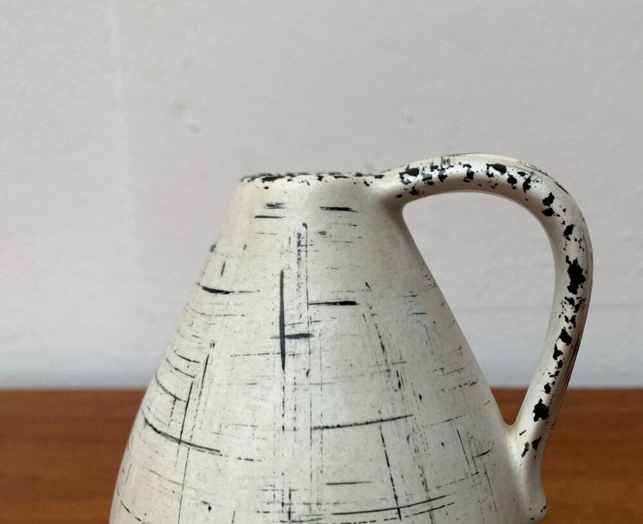 Carafe vase allemande de Übelacker Keramik, années 1950