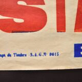 "Rugby Match" poster, City of Langon 1930