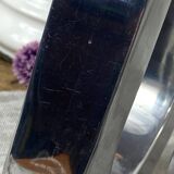 Designer candle holders in brushed aluminum