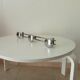 Vintage chrome wall coat rack from the 60s/70s.