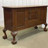 English enfilade from the early 20th century in mahogany.