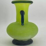 Vase en pâte de verre vintage