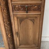 Art Deco buffet in solid walnut, 20th century.