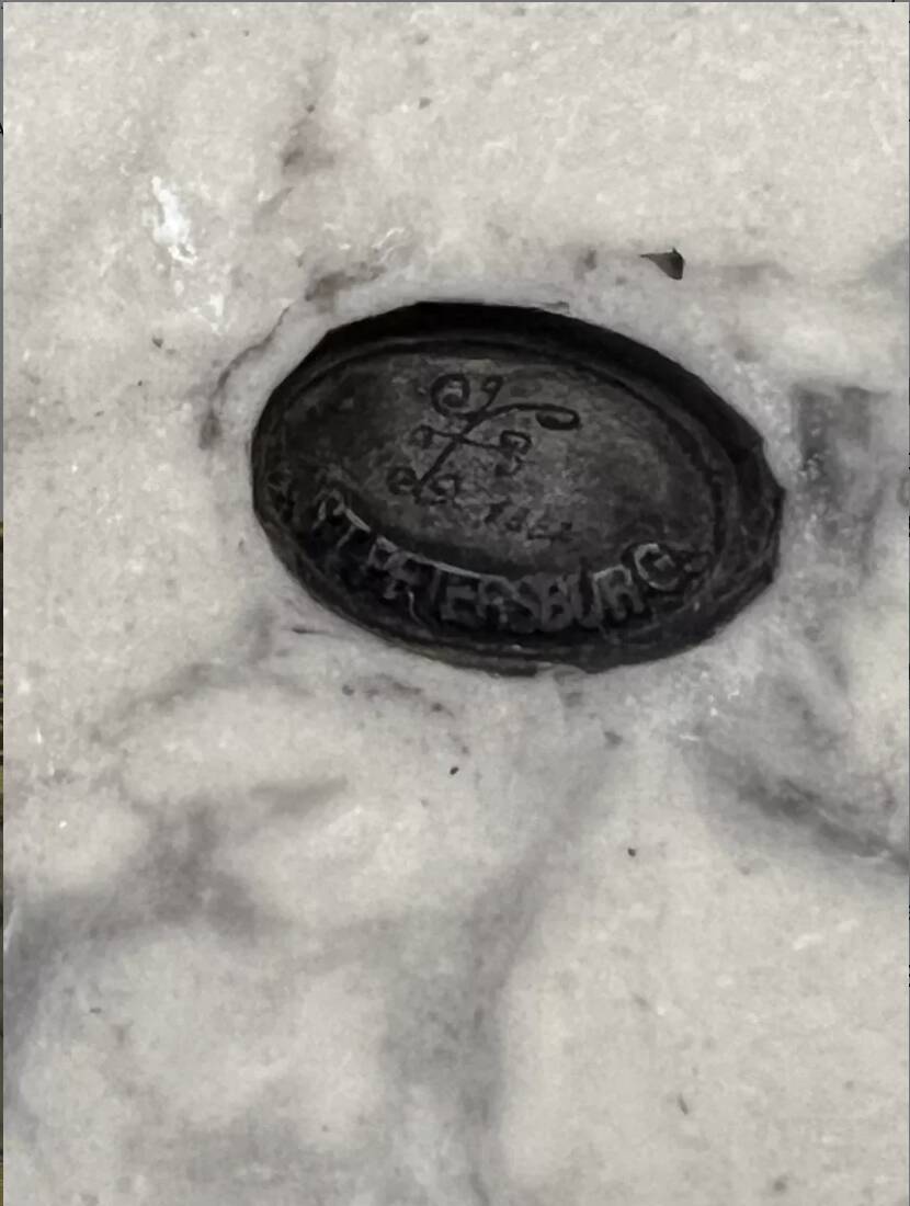 Marble high relief, 1882