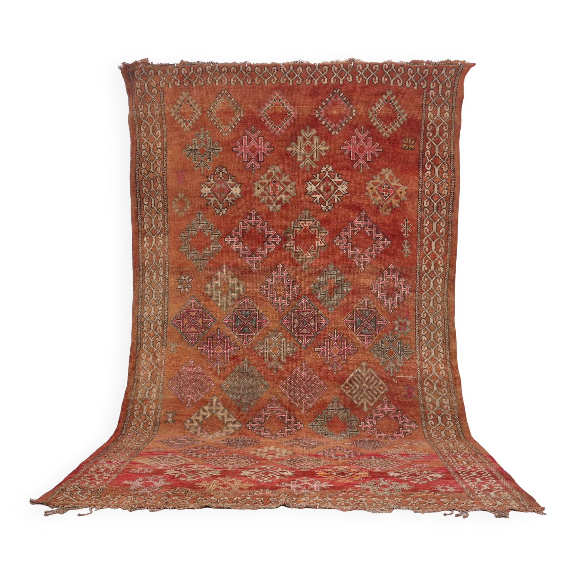 Tapis marocain vintage en laine