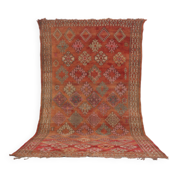 Tapis marocain vintage en laine