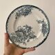 Set of 8 vintage flat ironstone plates - Mismatched -