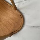 Small banbou tripod table from the 70s