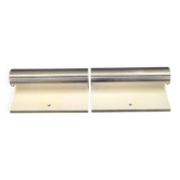 Rare Bauhaus Nickel Wall Lights, Czechoslovakia, 1930s