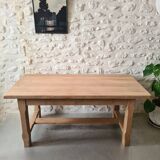 Solid oak farmhouse table