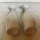 Duo de vases soliflores en forme de quille