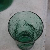 Vintage blown glass orangeade set