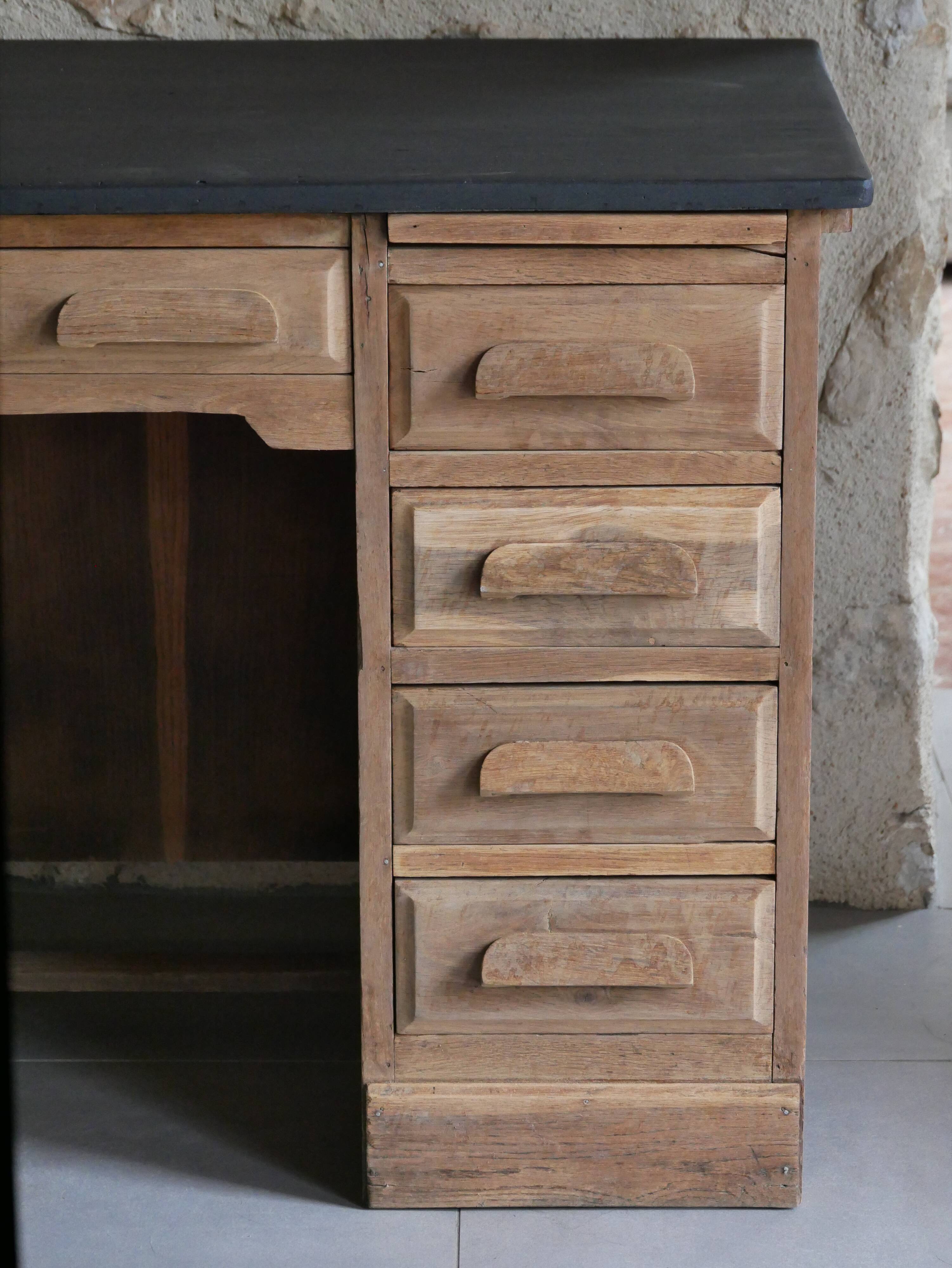 Desk and chair assembly