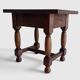 Spanish Castilian Baroque Revival Side Table, Mid-20th Century