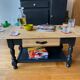 Table basse avec allonges