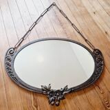 Miroir art déco en fer