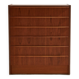 Commode danoise restaurée en teck, années 1970 (MK10387)