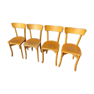 set de 4 chaises bistrot