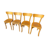 Set of 4 Boclerc Rancy S&L bistro chairs