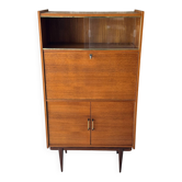 Armoire secrétaire vintage scandinave en teck, 1960