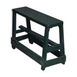 Vintage green old workshop bench