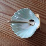 Salt and Pepper Shakers in Limoges Porcelain R.Montigny