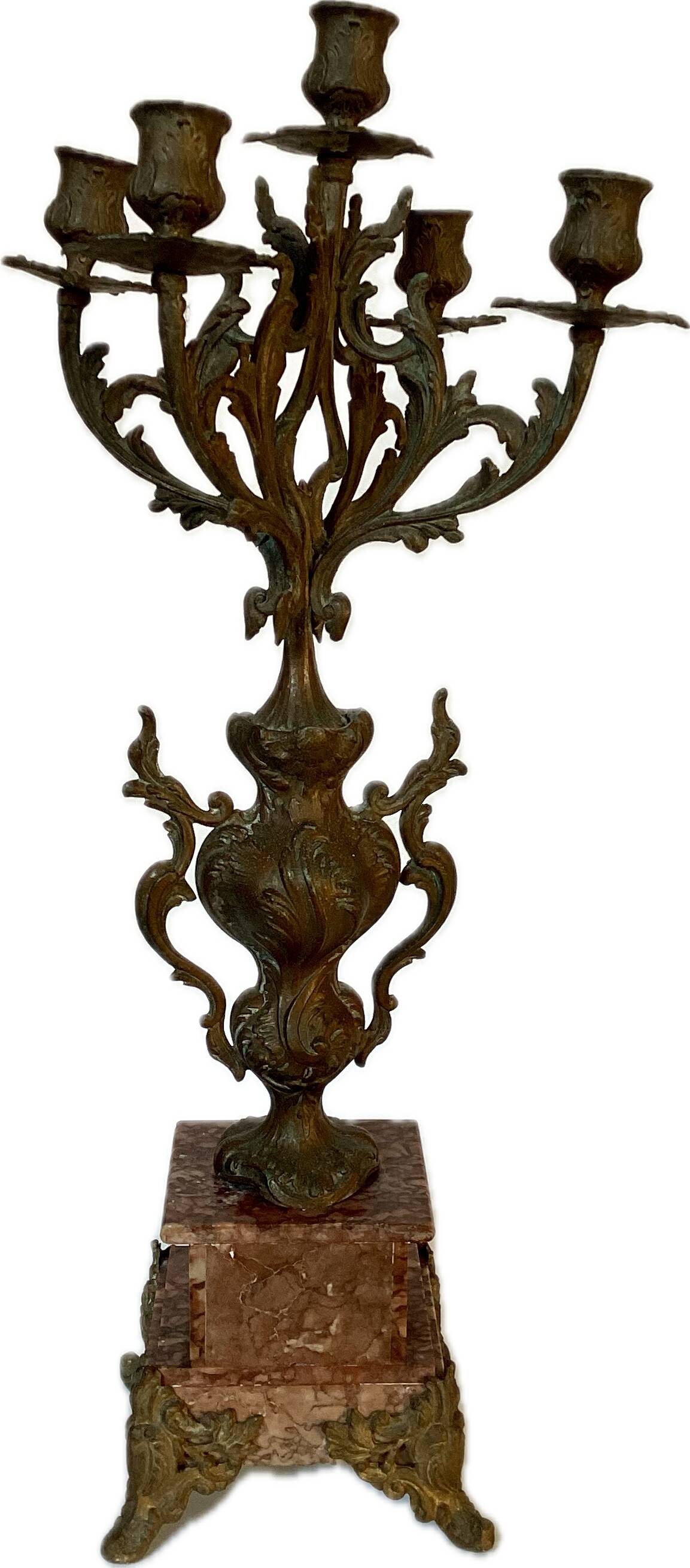 Candelabrum in cast iron