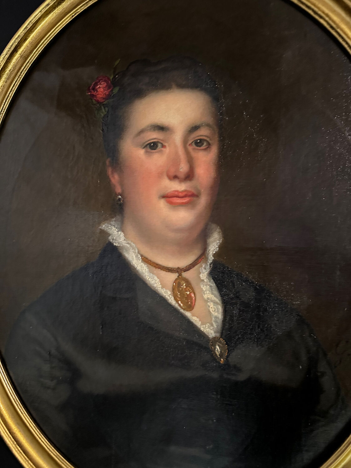 Portrait of Napoleon III by Madame de Saint-Hilaire by Giuseppe Signorin