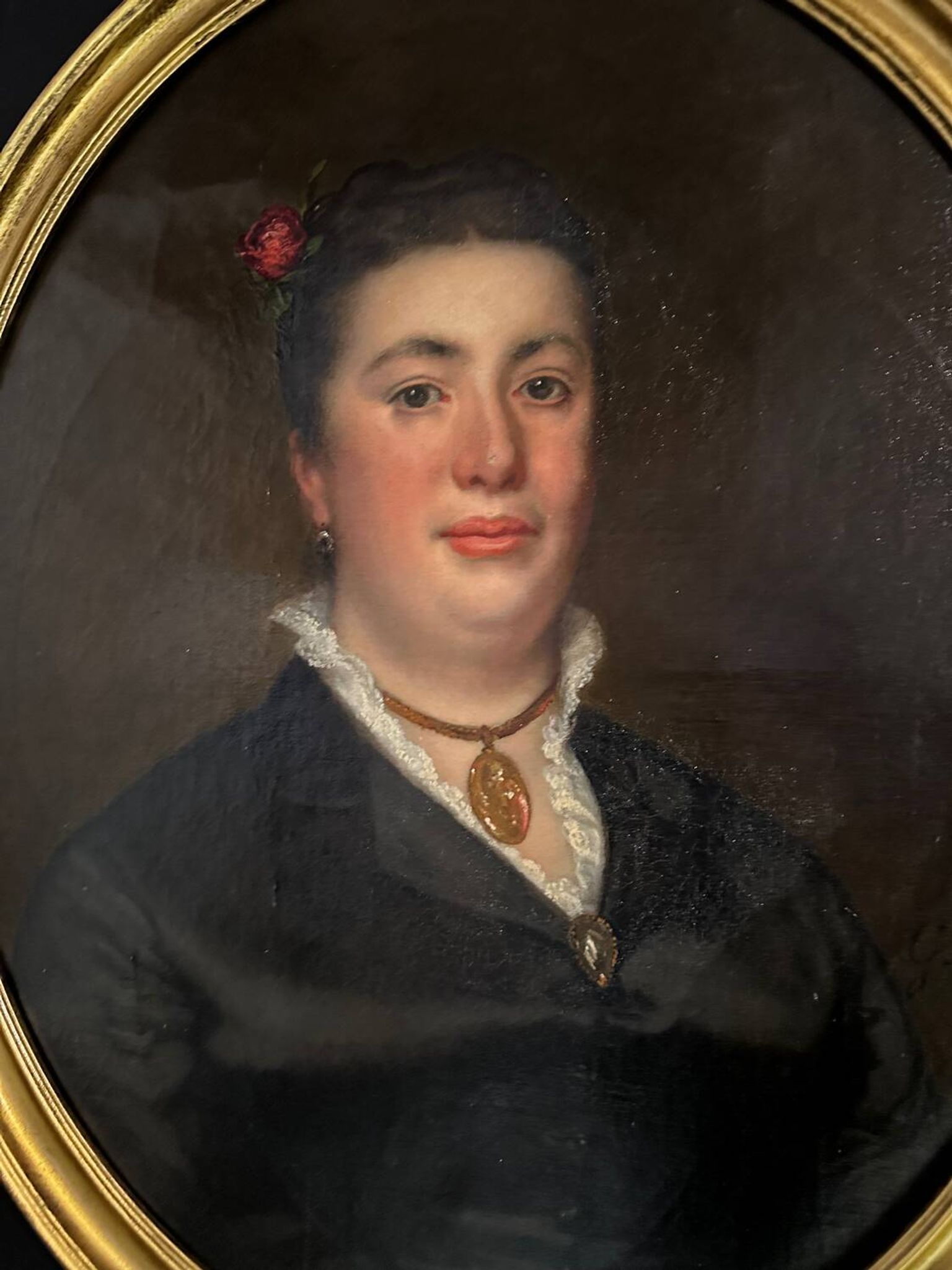 Portrait of Napoleon III by Madame de Saint-Hilaire by Giuseppe Signorin