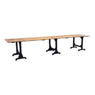 3.45m country table