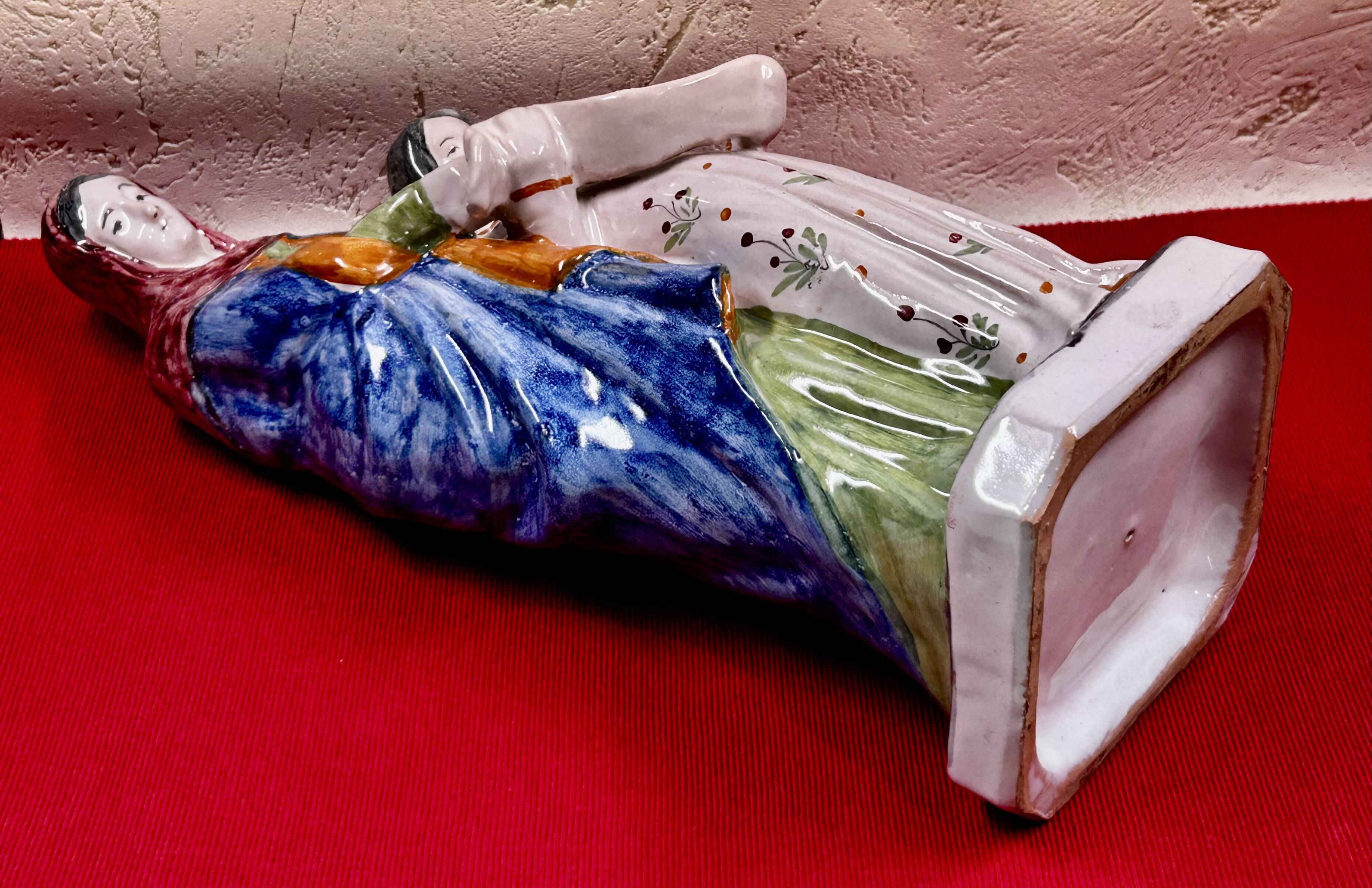 Large statue of Saint Anne Teaching the Virgin Mary to Read Malicorne 38cm