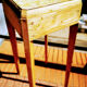 Art deco side table