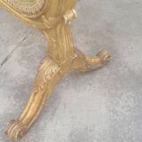 Louis xv style fireplace screen fire screen in gilded wood 19th century tapestry