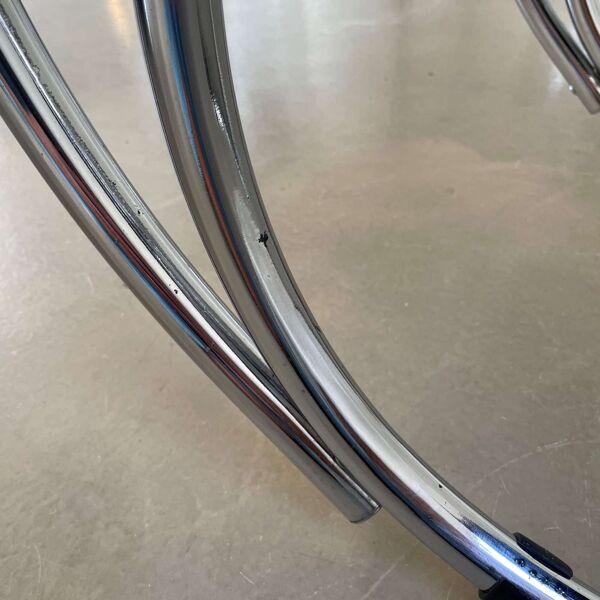 2 chaises cantilever MR20, Mies van der Rohe, Fasem, années 1970