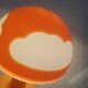 IKEA Skojig vintage orange cloud lamp
