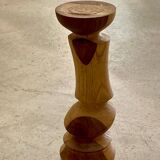 Wooden candle holder