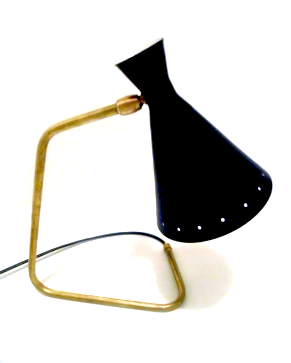 Pair of table lamp in the styleof Italian creations of the 50s ' s