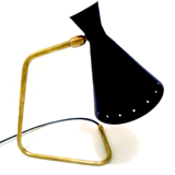 Pair of table lamp in the styleof Italian creations of the 50s ' s