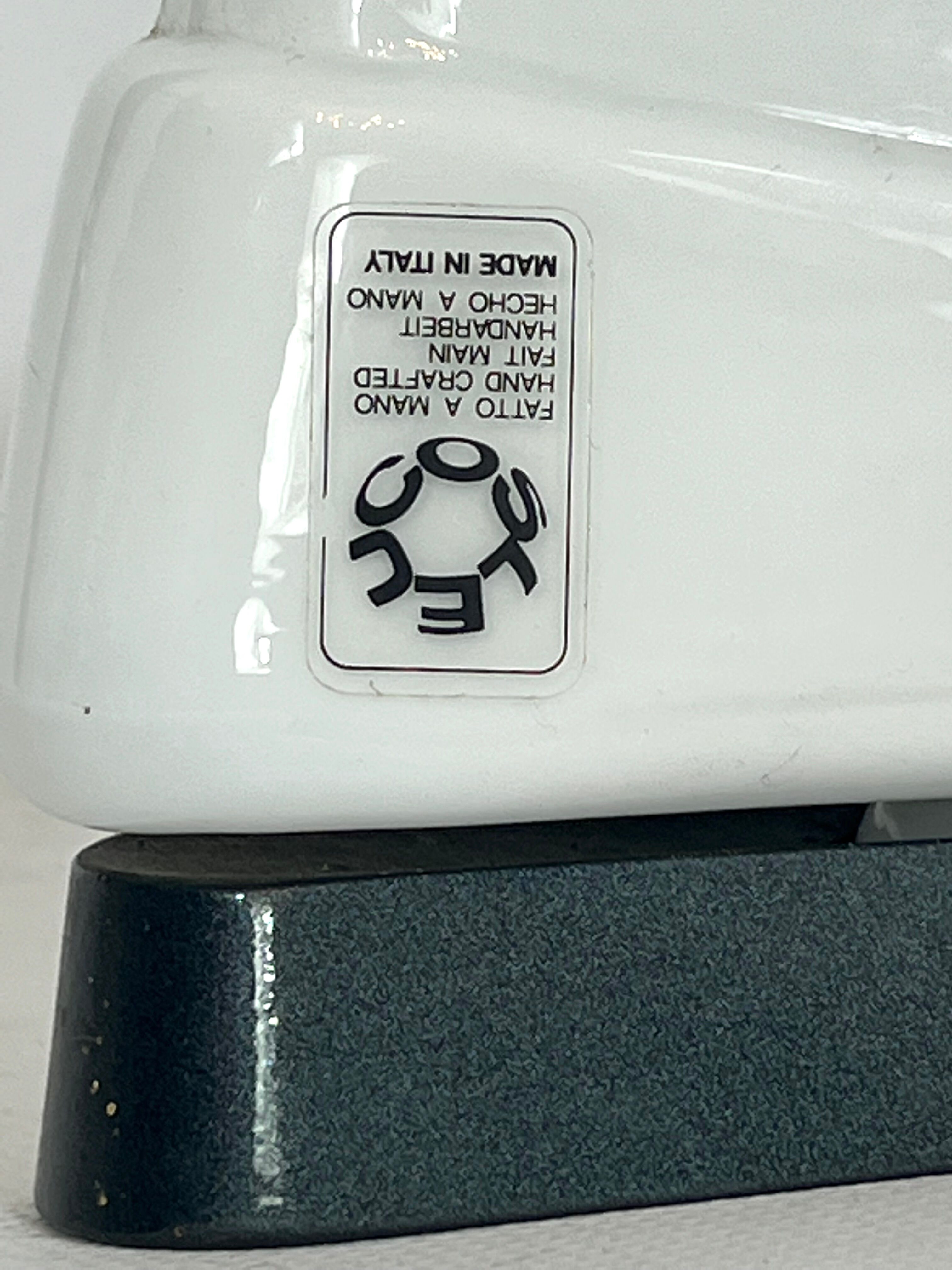 Glass table lamp model Flores by Paolo Nava for Leucos