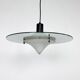 Postmodern Glass Italian Pendant, 1980s