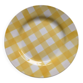 Assiette plate digoin sarreguemines modèle écossais