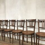Set of 6 bentwood bistro luterma chairs